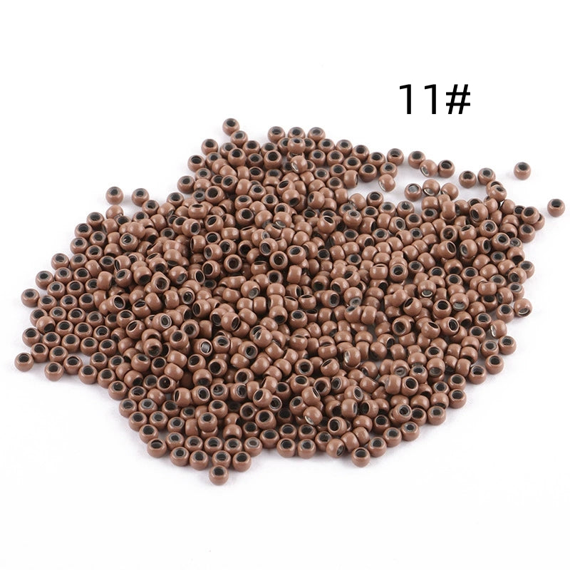 1000pcs 3mm Copper Silicone Nano Rings