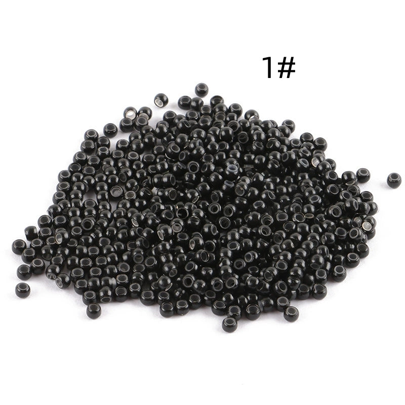 1000pcs 3mm Copper Silicone Nano Rings