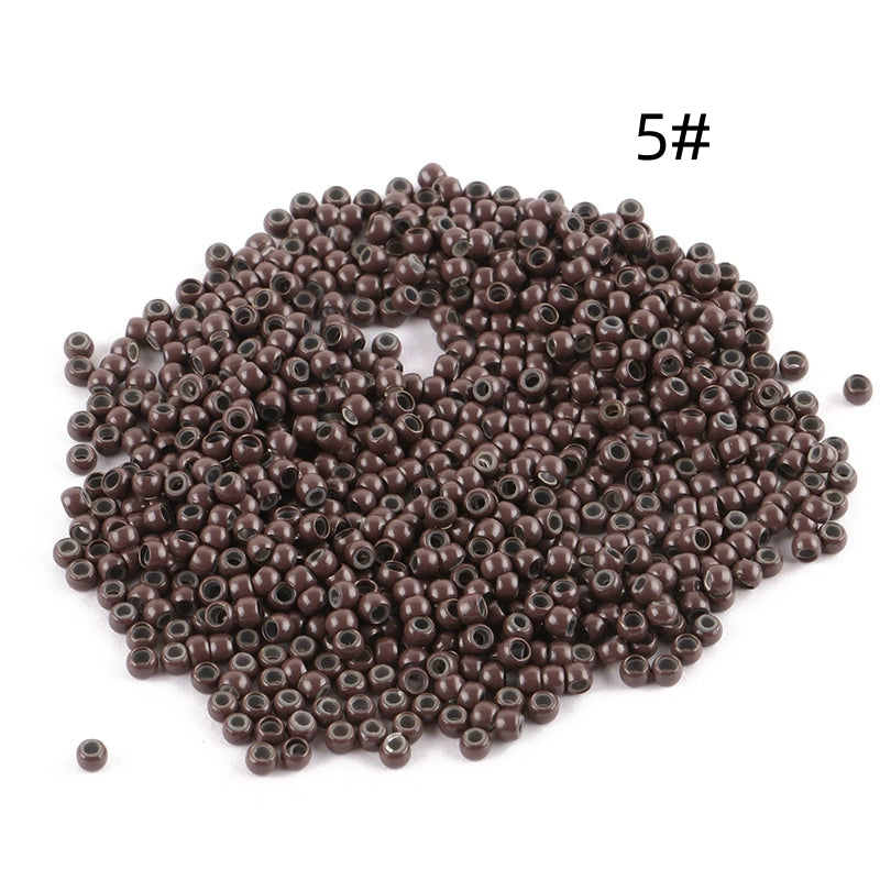 1000pcs 3mm Copper Silicone Nano Rings
